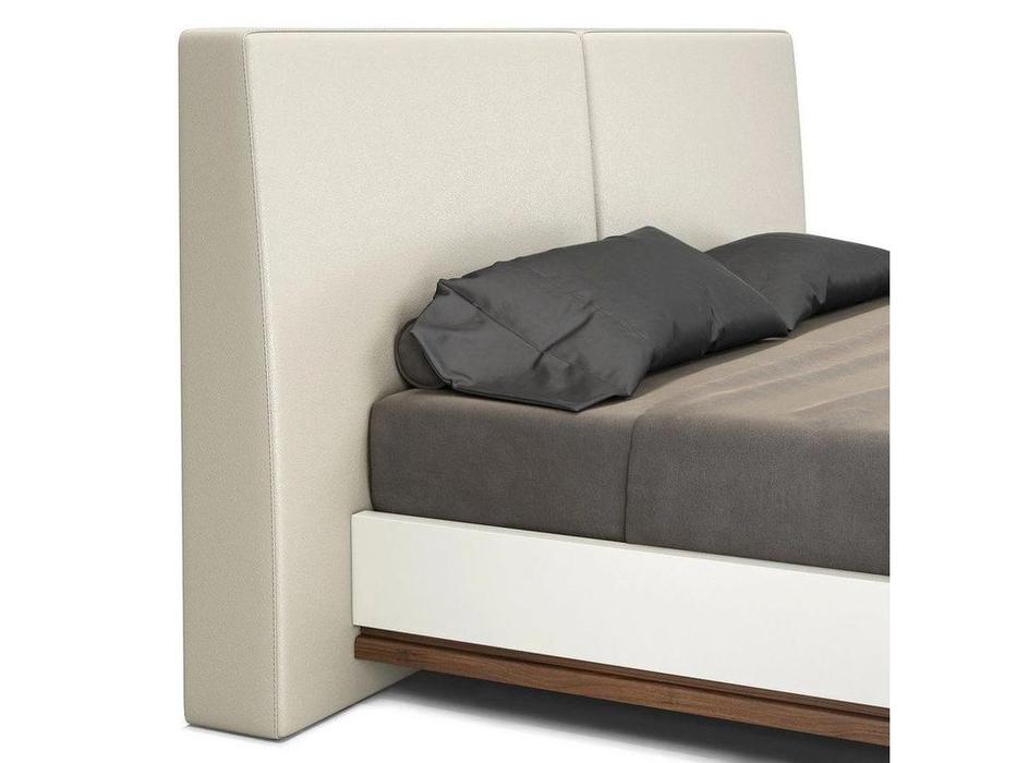 Mod Interiors кровать двуспальная 180х200 (светло-серый/орех) Calpe