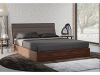 Mod Interiors кровать двуспальная 180х200 c подъемным механизмом (орех) Ronda