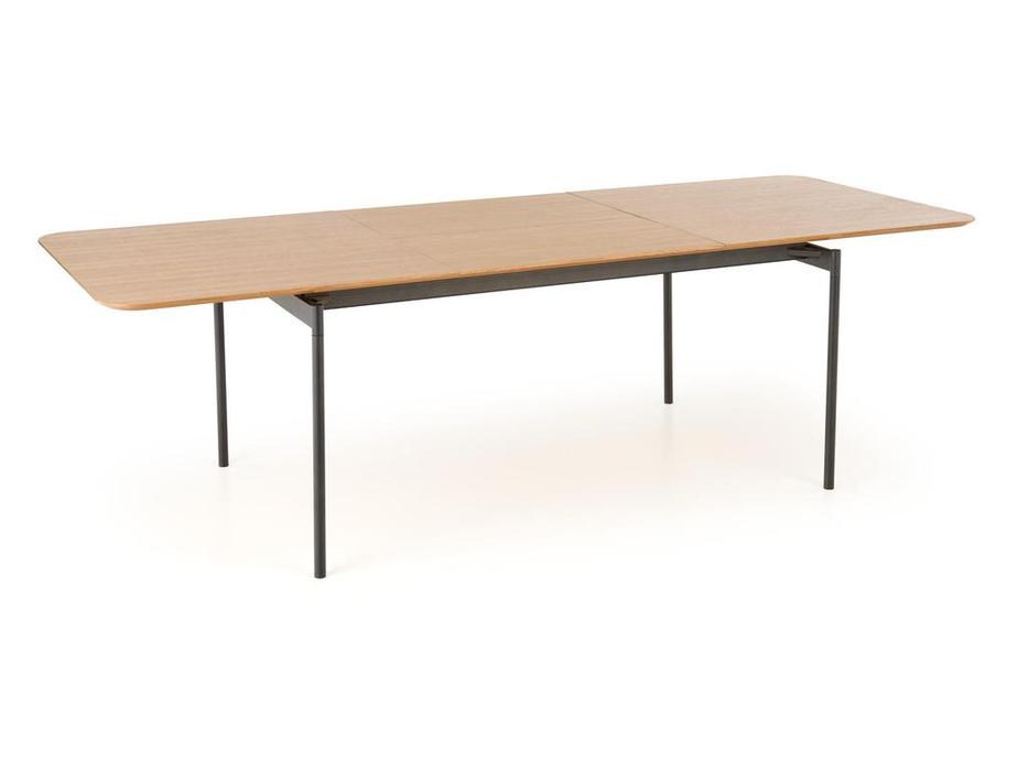 Halmar стол обеденный раздвижной (дуб, черный) Smart