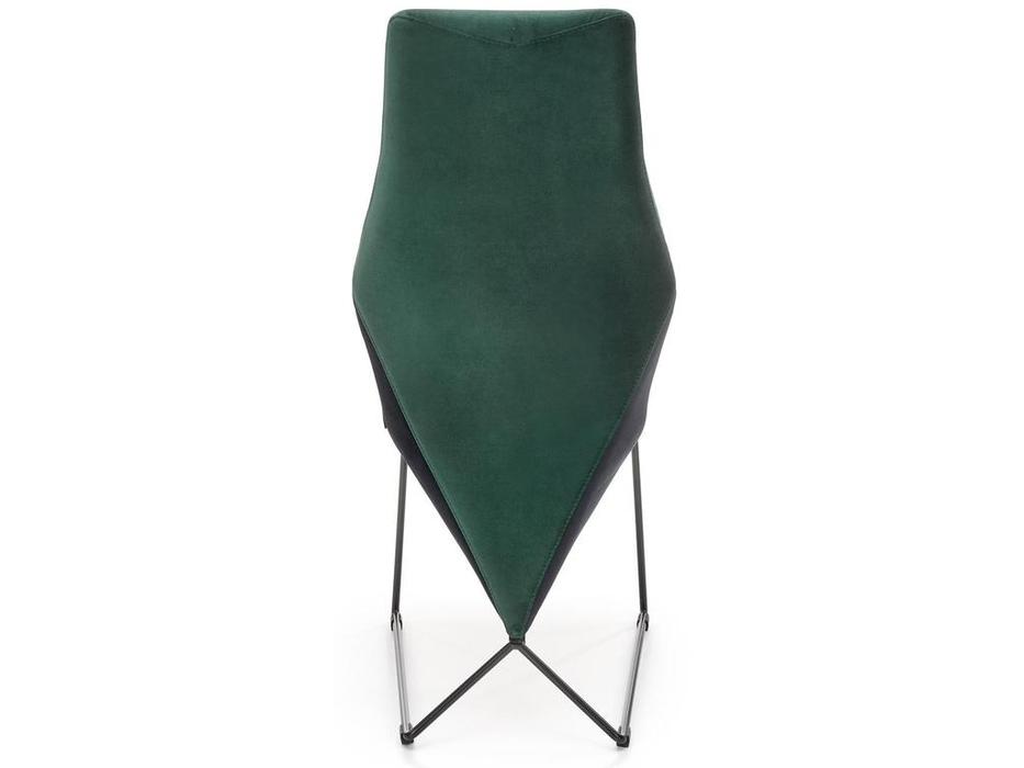 Halmar стул  (темно-зеленый, черный) K485