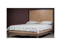 RFS кровать двуспальная 160х200 (дуб медовый, серо коричневый) Монте-Карло