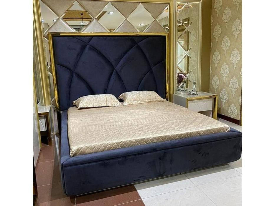 FurnitureCo кровать двуспальная 180х200 (крем) Барбара
