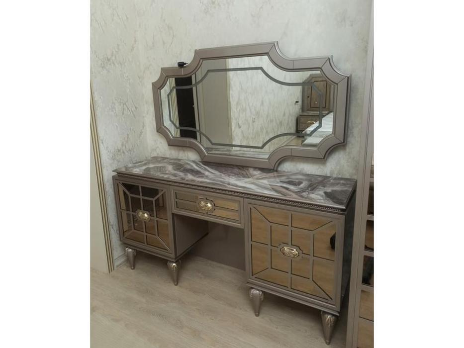 FurnitureCo стол туалетный с зеркалом Гвинет