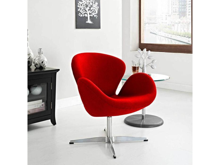 Bradexhome кресло  (красный) Swan Chair