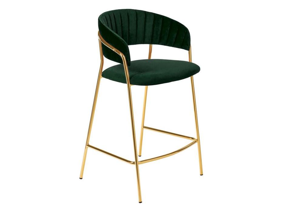 Bradex стул полубарный  (зеленый) Turin