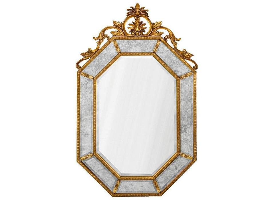 Hermitage зеркало навесное в раме (золото) Лидс