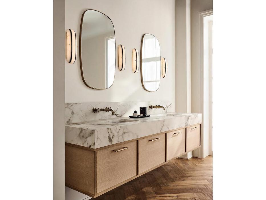 Hermitage зеркало настенное  (золото) Вейл