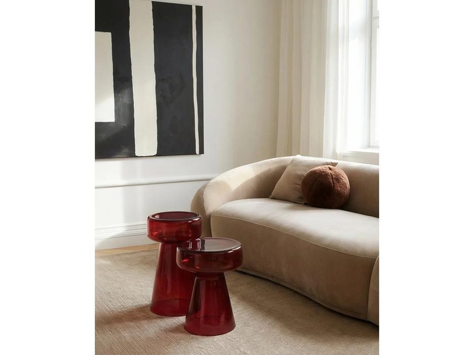 Hermitage столик приставной  (бордовый) Флумс