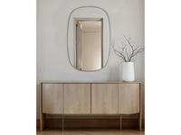 Hermitage зеркало настенное  (серебро) Вейл