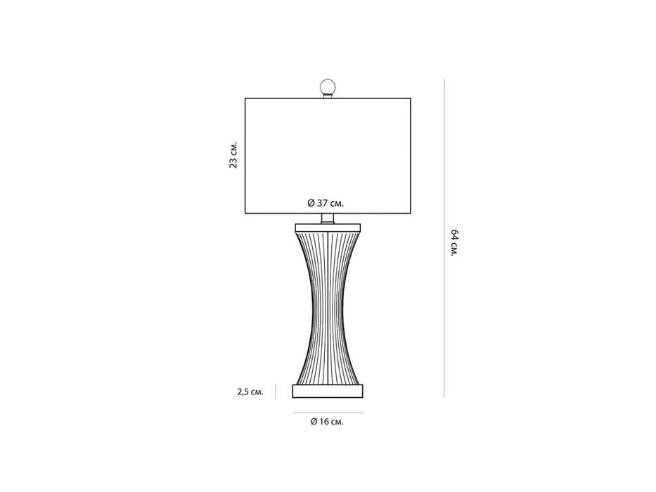 Hermitage лампа настольная  (белый) Наоми