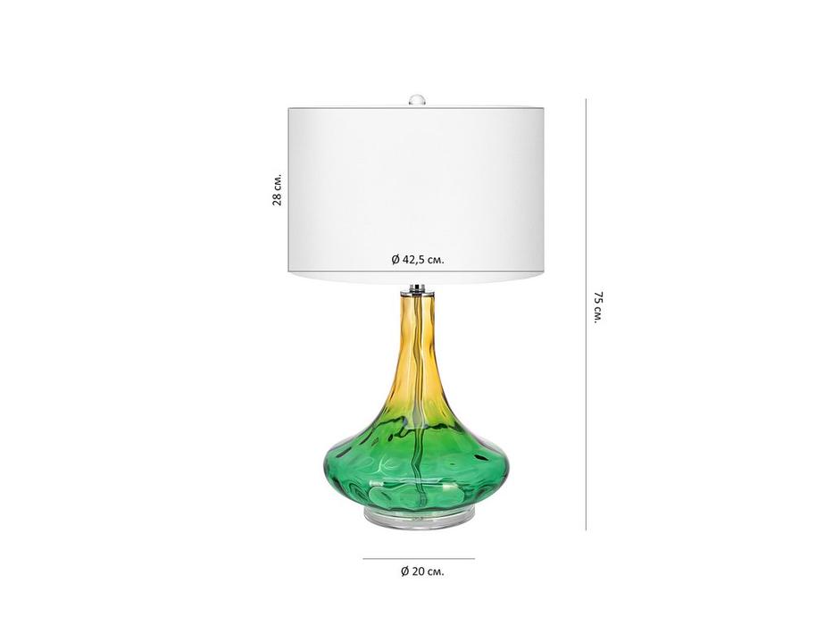 Hermitage лампа настольная  (желтый, зеленый) Кэндис