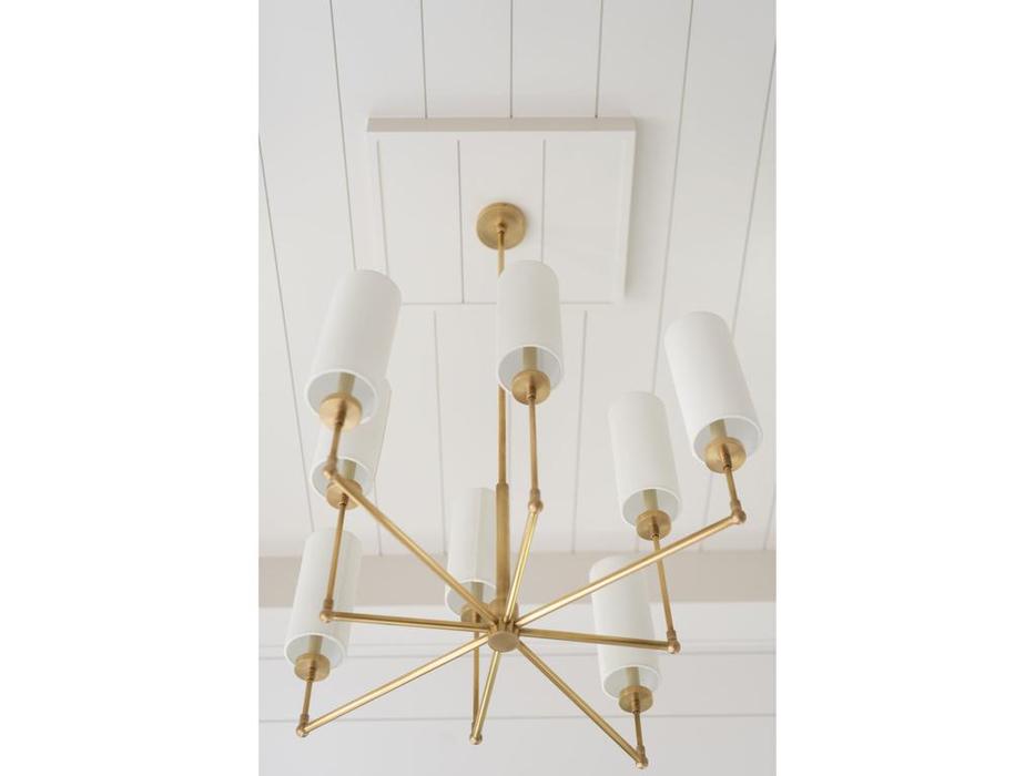 Hermitage люстра подвесная  (белый, золото) Новара