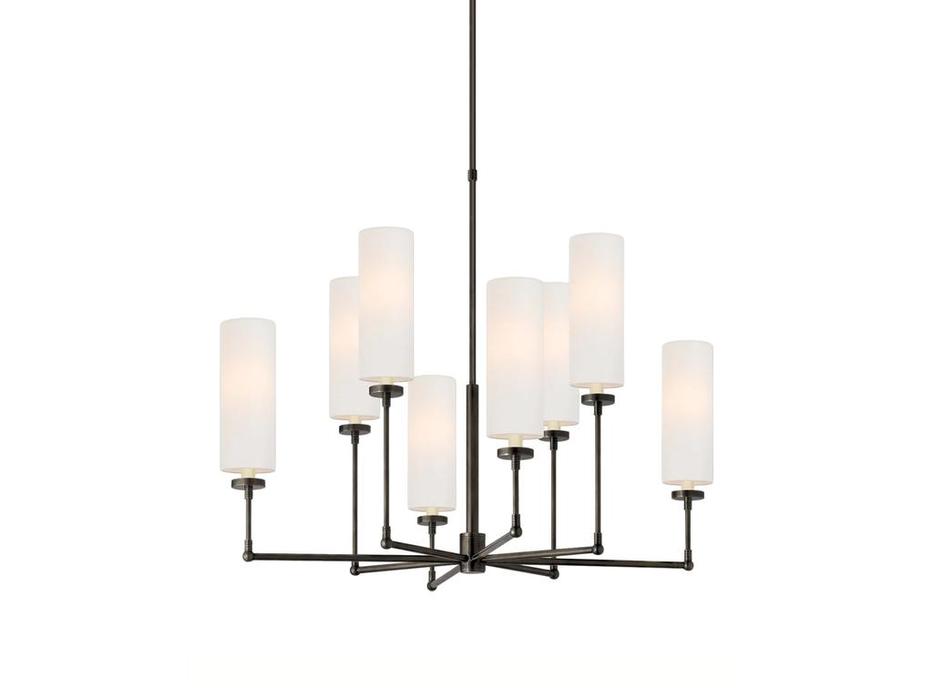 Hermitage люстра подвесная  (белый, черный) Новара