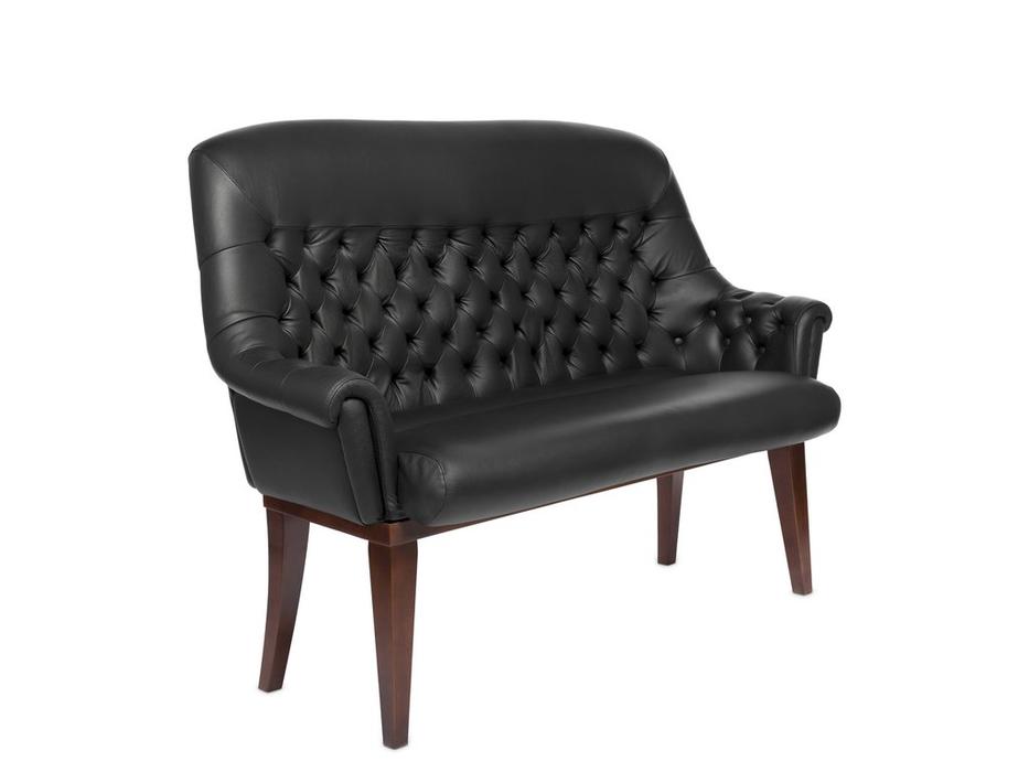 Line диван  (орех, черный) Zurich