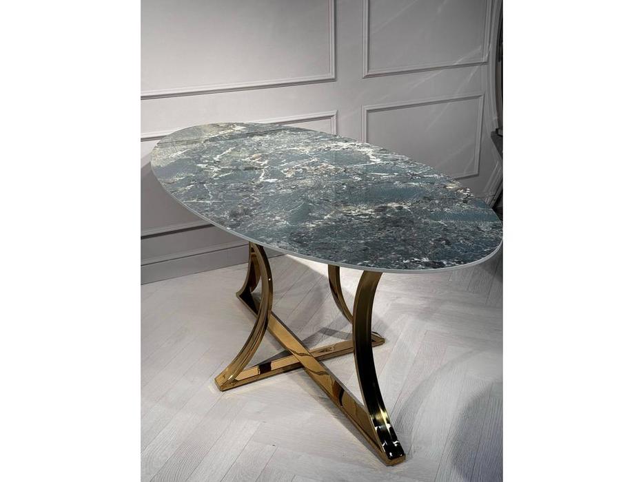 Linhai Lanzhu стол обеденный не раскладной (малахитовый) Тренди