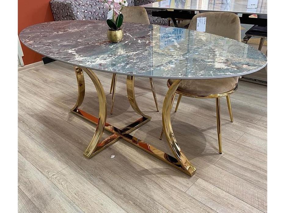 Linhai Lanzhu стол обеденный не раскладной (малахитовый) Тренди