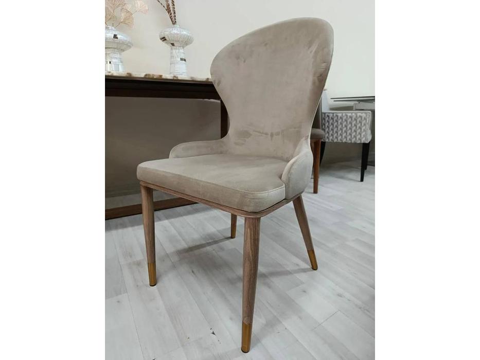 Linhai Lanzhu стул  (бежевый, золото) Констанция