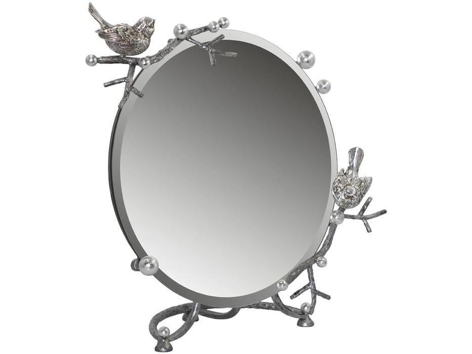 Bogacho зеркало настольное  (серебро) Терра