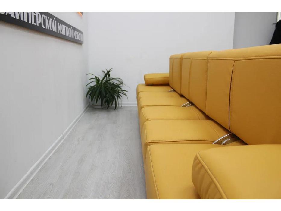 SofTime диван модульный с оттоманкой (желтый) Милан-1