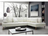 SofTime диван модульный с оттоманкой (белый) Милан-1
