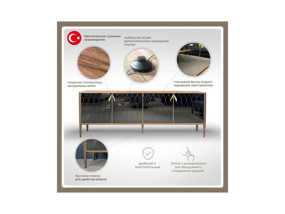 Dogtas буфет  (темный орех) Logan