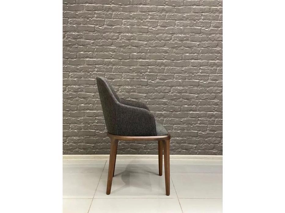 Dogtas стул с подлокотниками  (орех, ткань) Logan