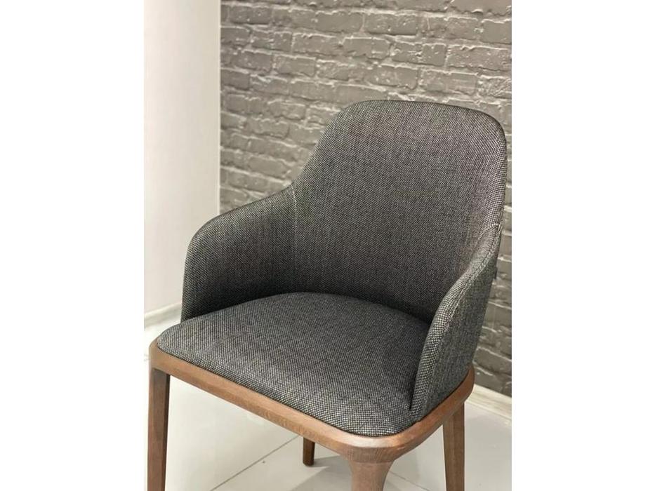 Dogtas стул с подлокотниками  (орех, ткань) Logan