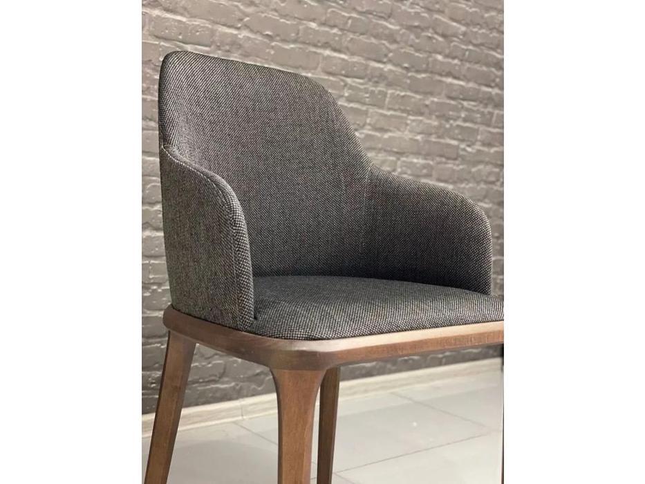 Dogtas стул с подлокотниками  (орех, ткань) Logan