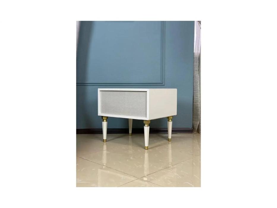 Dogtas тумба прикроватная с ящиком (белая) Lorenta