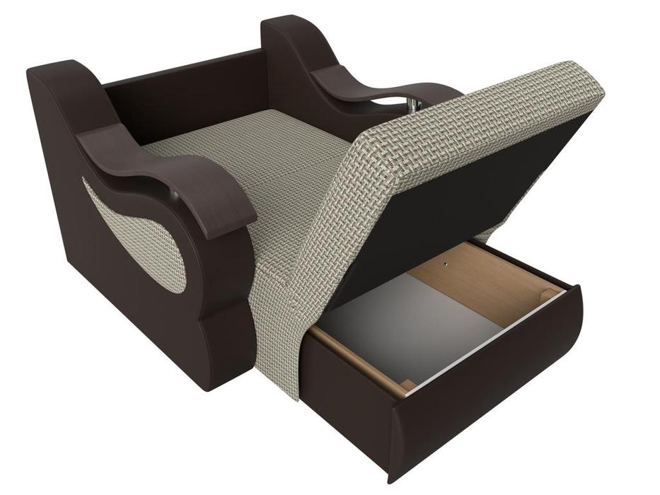 Лига Диванов кресло-кровать  (бежевый/коричневый) Меркурий 60