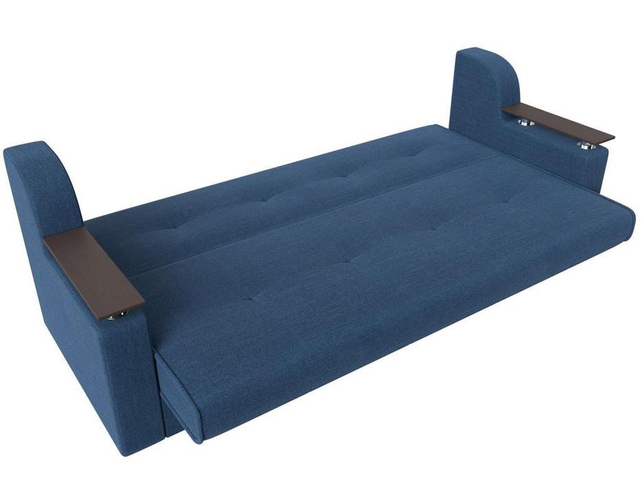 Лига Диванов диван-кровать 3-х местный (синий) Сенатор