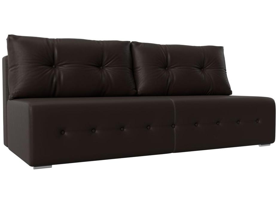 Лига Диванов диван-кровать 2-х местный (коричневый) Лондон