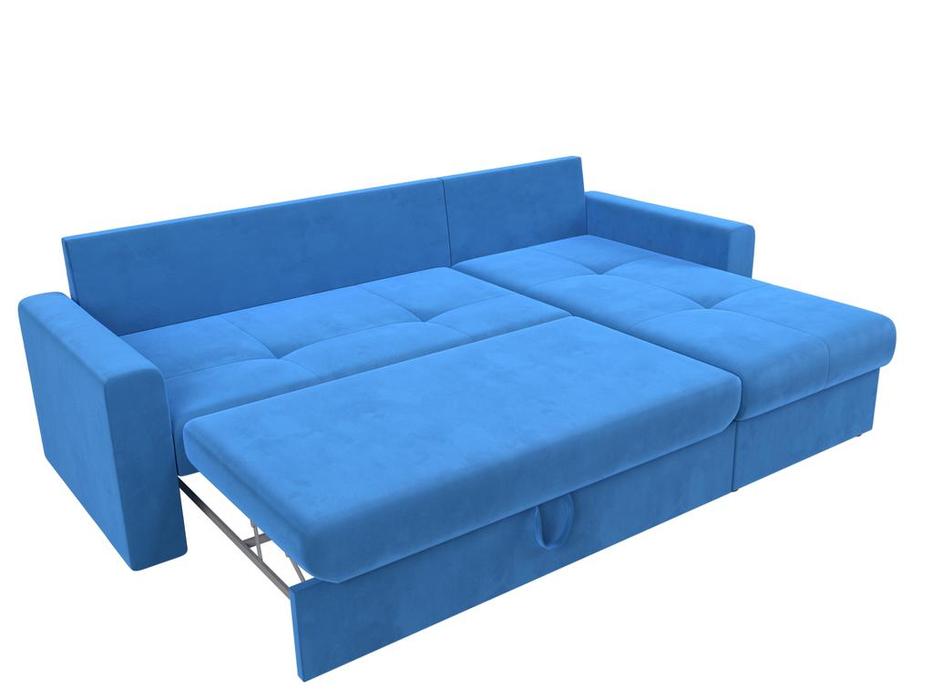 Лига Диванов диван угловой  (голубой) Верона