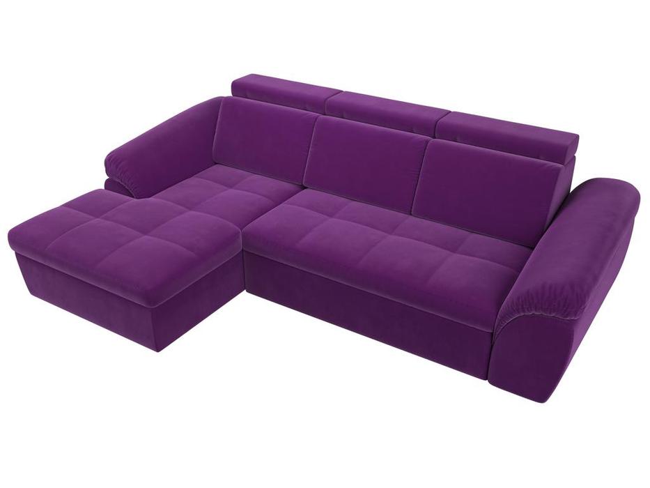 Лига Диванов диван угловой  (фиолетовый) Мисандра