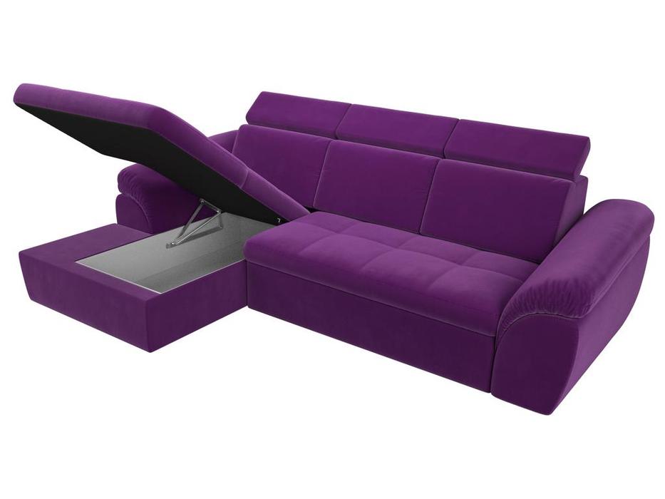 Лига Диванов диван угловой  (фиолетовый) Мисандра