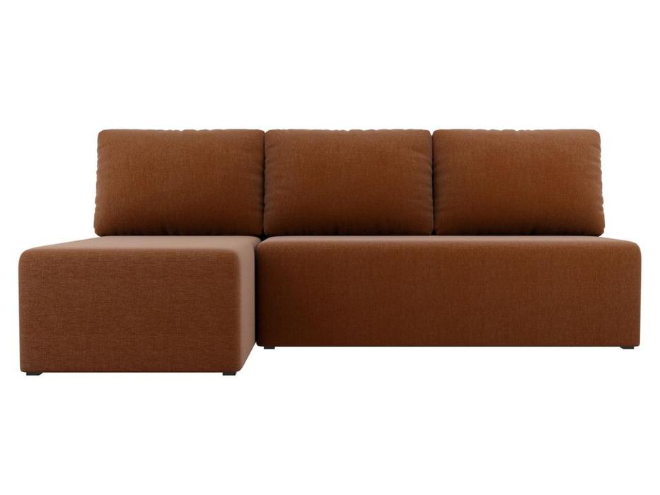 Лига Диванов диван угловой левый (коричневый) Поло