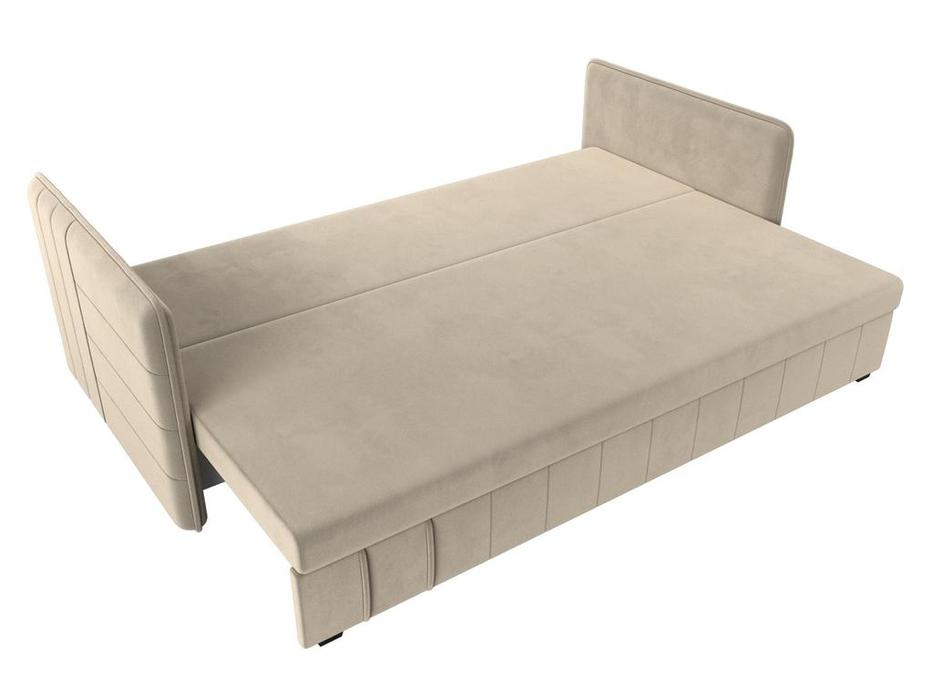 Лига Диванов диван-кровать 3-х местный (серый) Слим