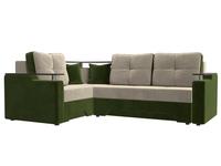 Лига Диванов диван угловой  (зелёный) Комфорт