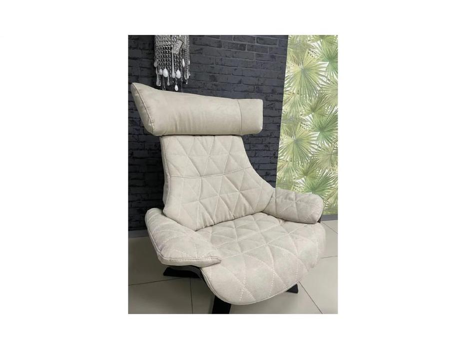 Homage кресло с подставкой для ног (бежевый) Opera