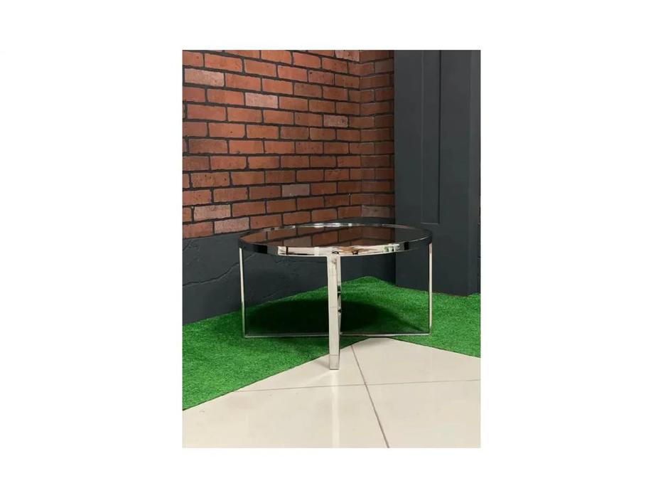 Orix стол журнальный  (серебристый) Versace