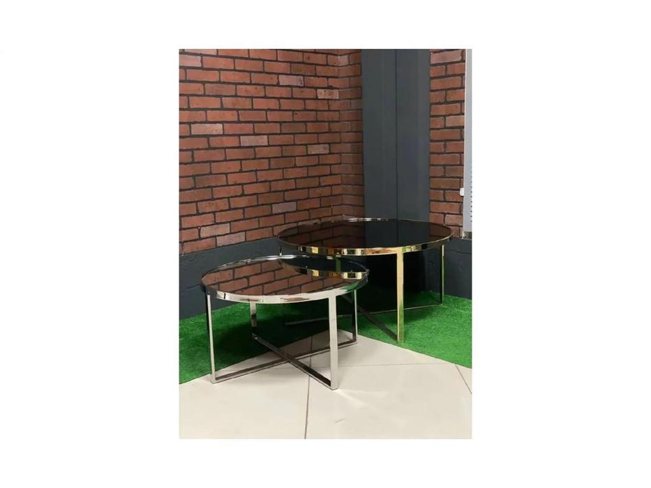 Orix стол журнальный  (серебристый) Versace