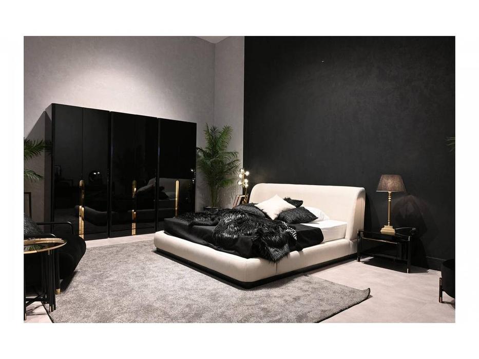 Orix кровать двуспальная 180х200 (черный) Dark