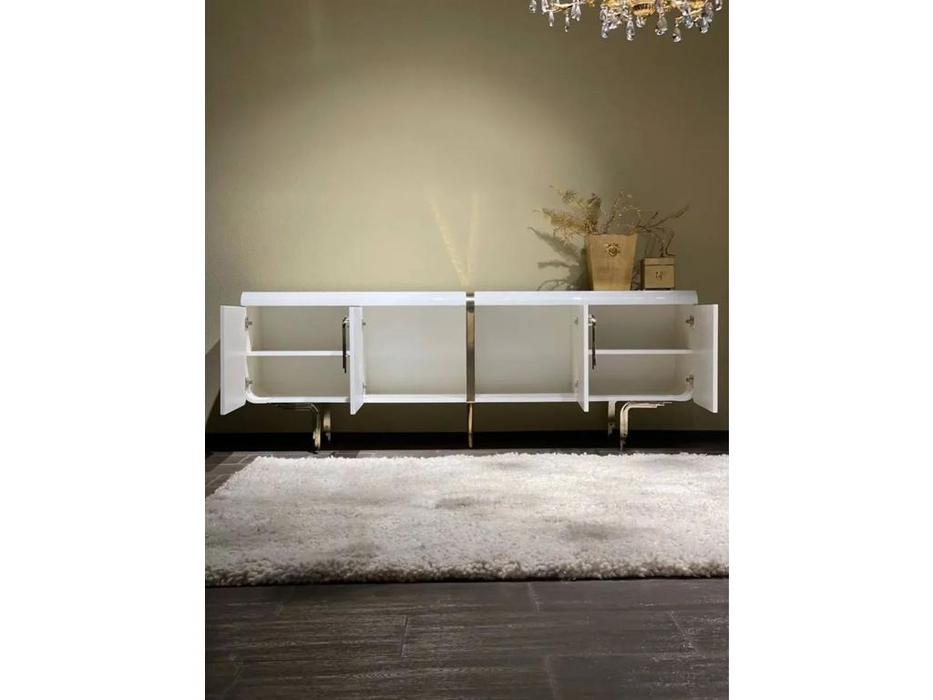 Orix буфет  (белый, золото) Aston