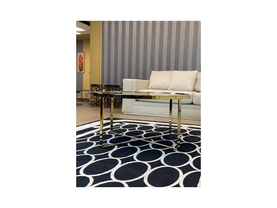 Orix стол журнальный  (черный, золото) Aston