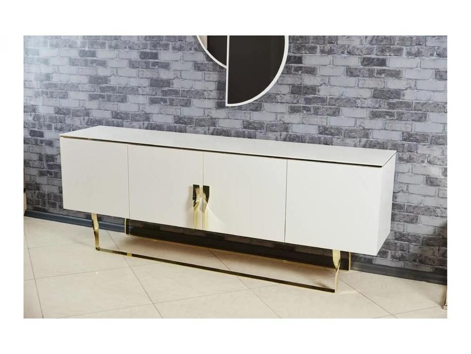 Orix буфет Gold (белый, золото) Zen