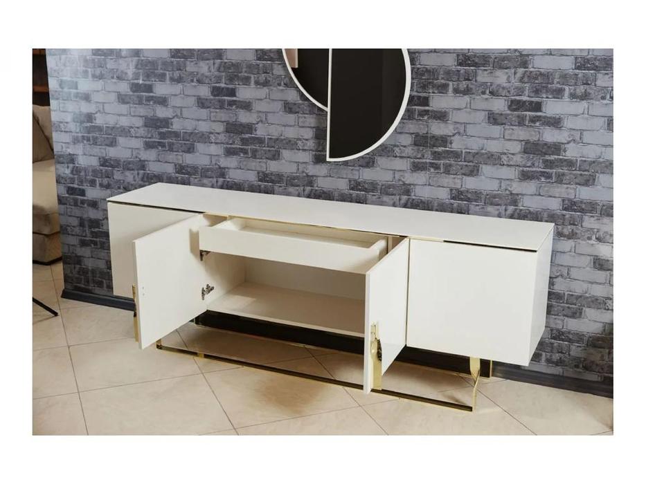 Orix буфет Gold (белый, золото) Zen