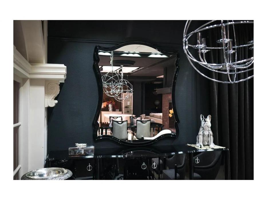 Balhome зеркало настенное для буфета (черный) Crown