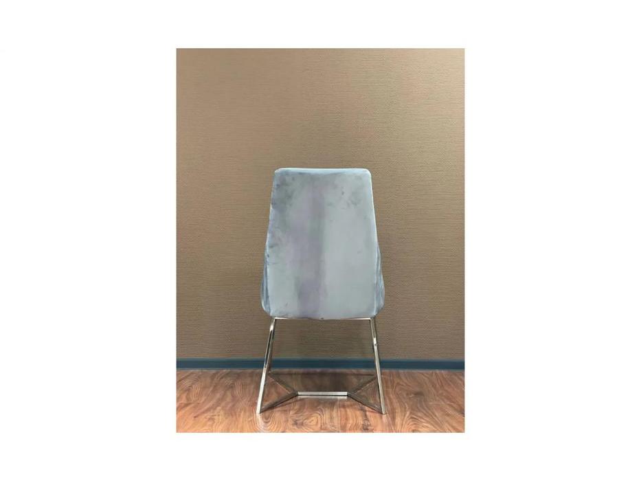 Balhome стул  (серый, хром) Gloria