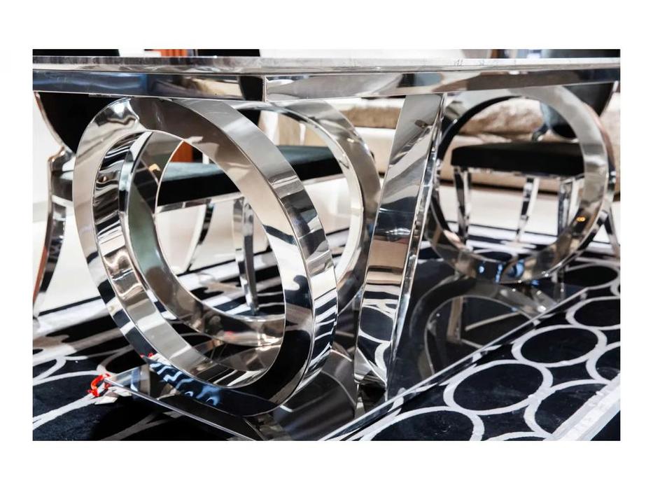 Balhome стол обеденный  (бежевый, серебро) Serenity