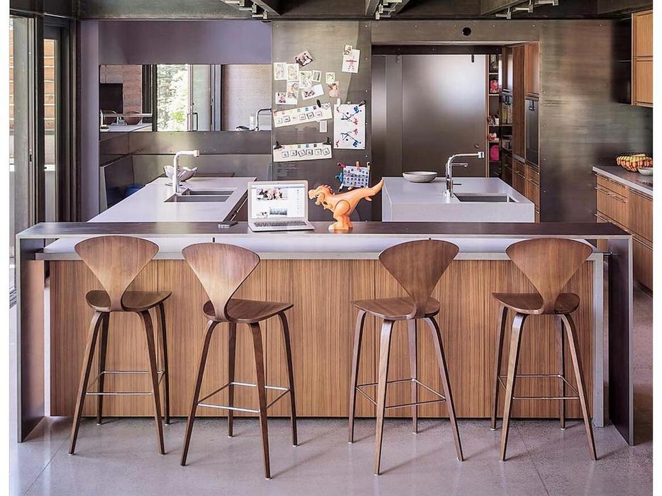 STG стул барный  (орех) Cherner